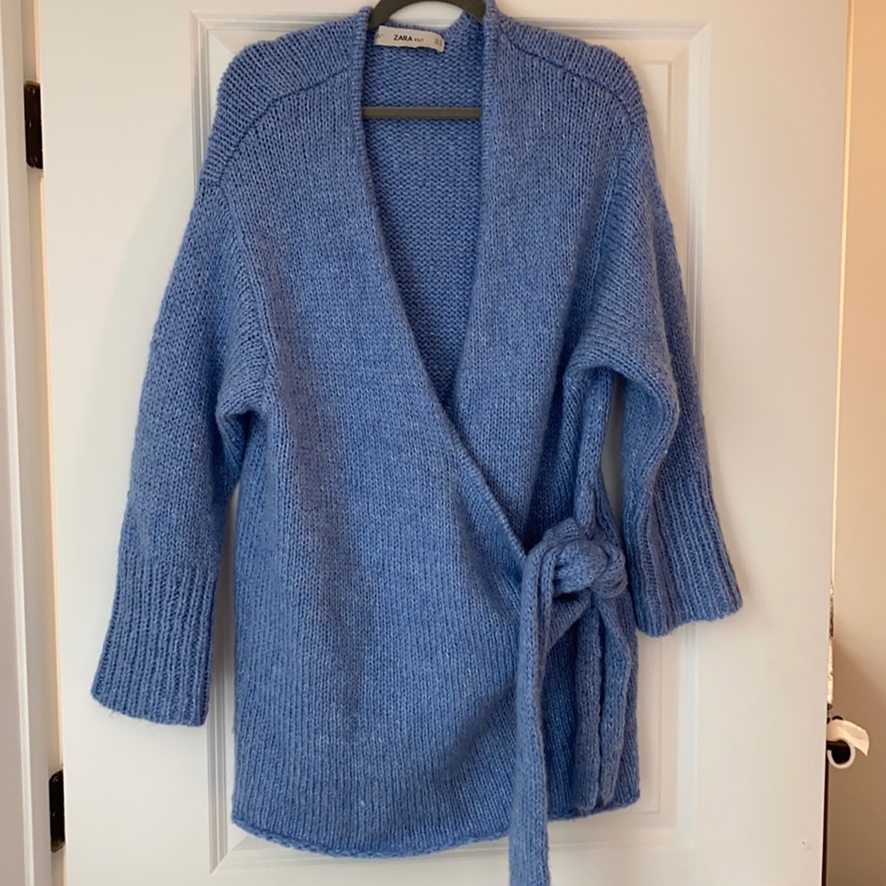 Zara Long Wrap Cardigan